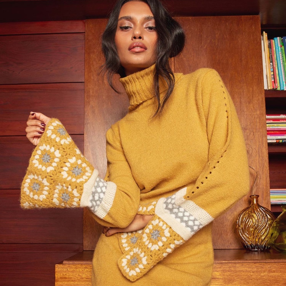 NWT "It's Groovy" Sweater Dress